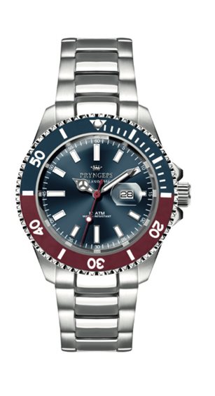 Orologio Pryngeps Uomo in Acciaio A1097/1 BLU ROSSO - A1097/1 BLU ROSSO